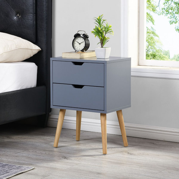 Grey Matt Medium HIT Chest of Drawers No Handle Storage with 6